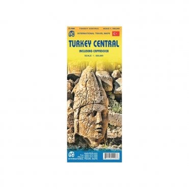 Turkey Central & Cappadocia Travel Map