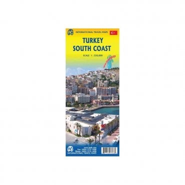 Turkey South Coast Travel Map
