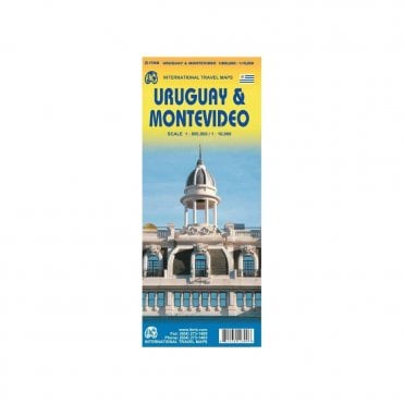 Uruguay & Montevideo Travel Map