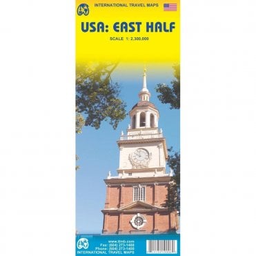 USA East Half Travel Map