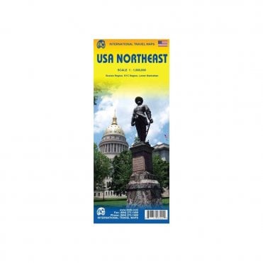 USA Northeast Travel Map