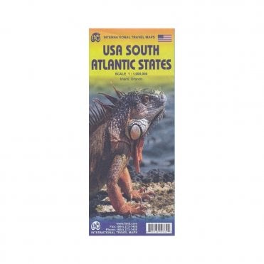 USA South Atlantic States Travel Map