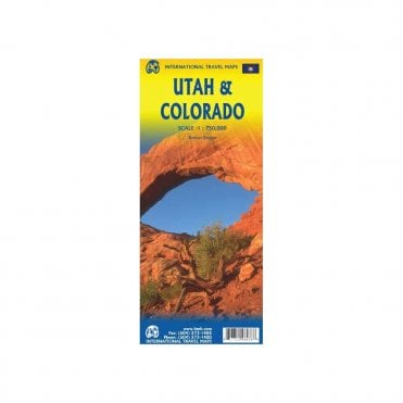 Utah & Colorado Travel Map