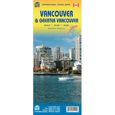 Vancouver & Greater Vancouver Travel Map