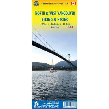 Vancouver - North West Biking & Hiking Map