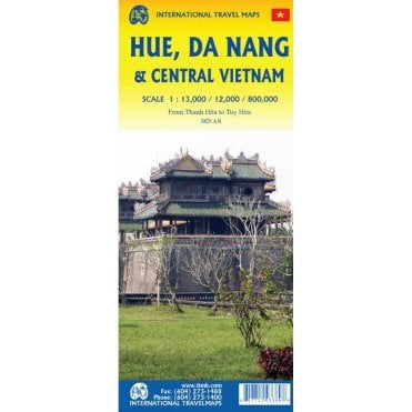Vietnam Central & Hue Travel Map