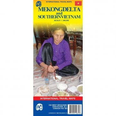 Vietnam South & Mekong Delta Travel Map