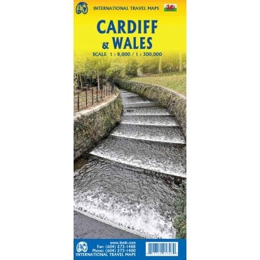 Wales & Cardiff Travel Reference Map