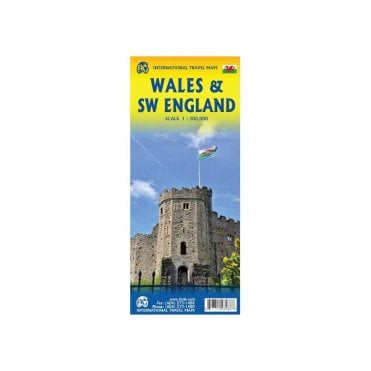 Wales & England South West Travel Map