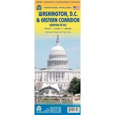 Washington DC & Eastern Corridor Travel Map