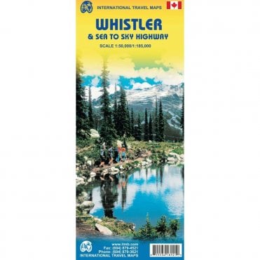 Whistler & Sea to Sky Highway Travel Map