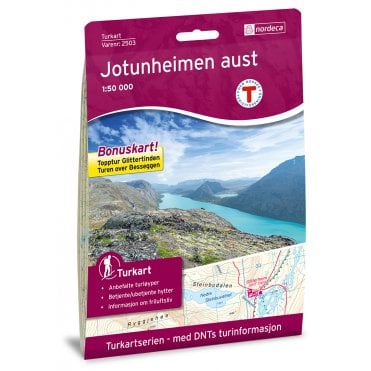 Jotunheimen East Tourist Map: 2503