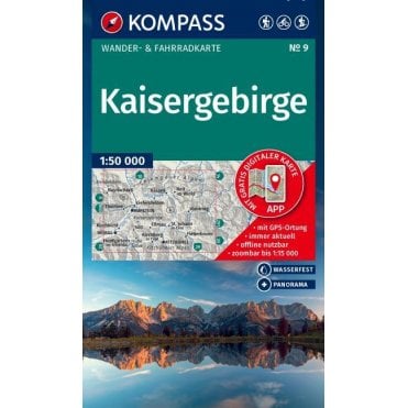 Kaiser Mountains | Kompass hiking map 9