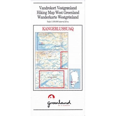 Kangerlussuaq: West Greenland Hiking Map No. 8 (1:100 000)