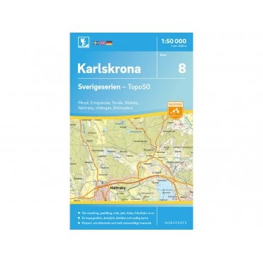 Karlskrona (Sweden) - Norstedts Outdoor map 8