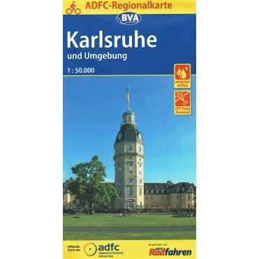 Karlsruhe und Umgebung Regional Cycling Map