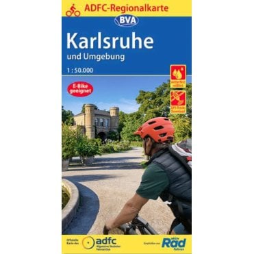 Karlsruhe und Umgebung Regional Cycling Map