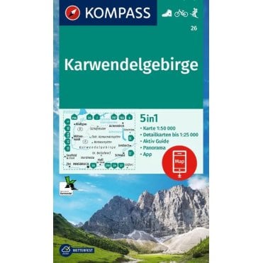 Karwendel range | Kompass hiking map 26