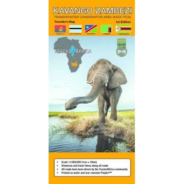 Kavango Zambezi Tracks Map
