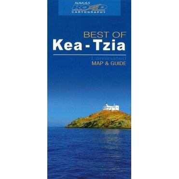 Kea - Tzia (Greece) 'best of' tourist map with information guide