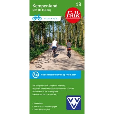 Kempenland (Netherlands) - Falk 1:50k Cycling Map 18