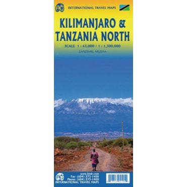 Kilimanjaro & Tanzania North Travel Map