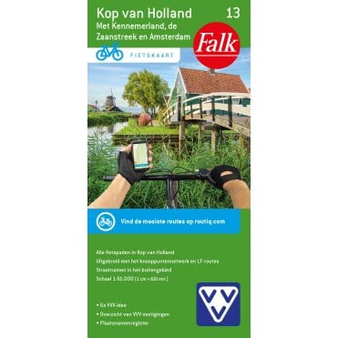 Kop van Holland (Netherlands) - Falk 1:50k Cycling Map 13