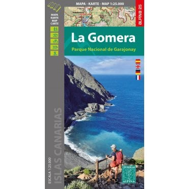 La Gomera – Garajonay Nation Park. Hiking map & guide