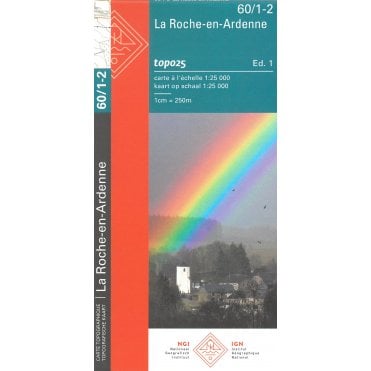 La-Roche-en-Ardenne - Belgium IGN Topo map 60/1-2