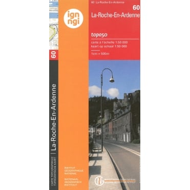 La Roche-En-Ardenne - Belgium IGN Topo map 60