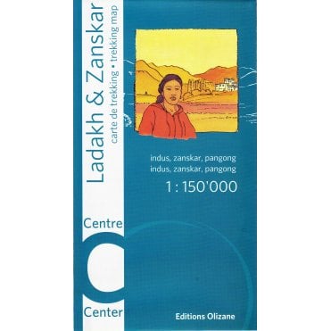 Ladakh-Zanskar - Centre Trekking Map
