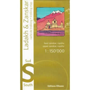 Ladakh-Zanskar - South Trekking Map