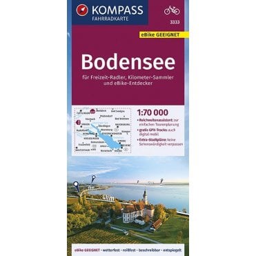 Lake Constance | Kompass cycling map 3333