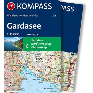 Lake Garda: Trento - Brescia - Verona | Kompass pocket Hikin