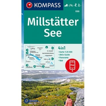 Lake Millstatt | Kompass hiking map 066