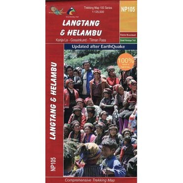 Langtang & Helambu | Nepa Great Himalaya Trail Map NP105