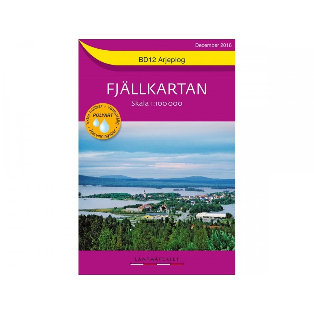 Bd12 Area Map.pdf BD12: Arjeplog Mountain Map | Lantmateriet