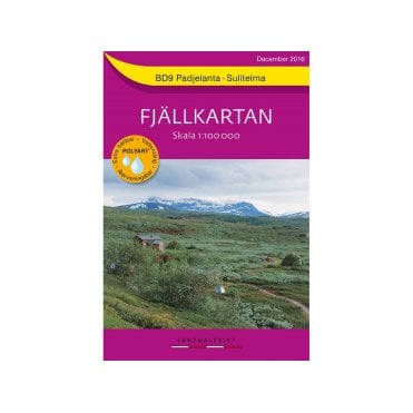 BD9: Padjelanta / Sulitelma Mountain Map