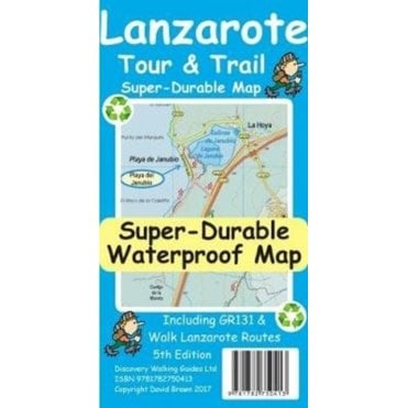 Lanzarote Tour & Trail Map: Super-Durable edition