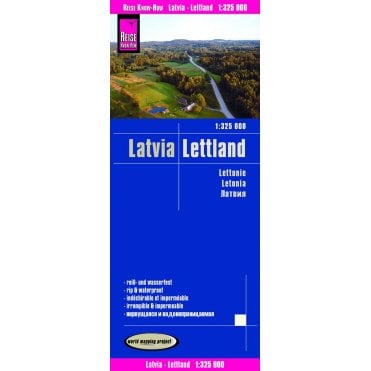 Latvia Map - Reise Know-How