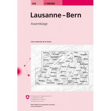 Lausanne / Bern Map: 104