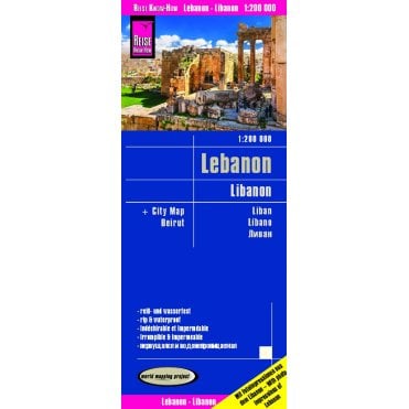 Lebanon Map - Reise Know-How