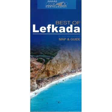 Lefkada (Greece) 'best of' tourist map with information guide