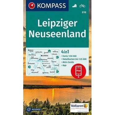 Leipzigerm, Neuseenland | Kompass hiking map 818