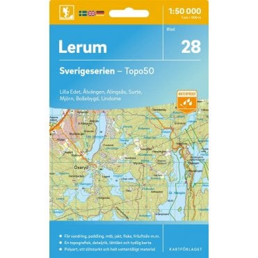 Lerum (Sweden) - Norstedts Outdoor map 28