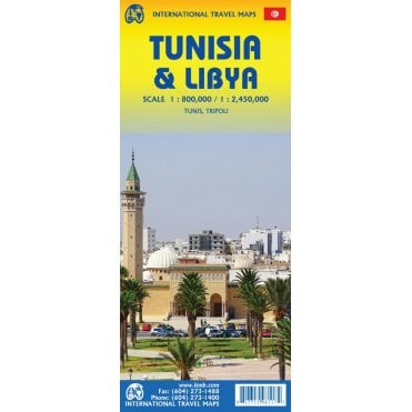 Libya & Tunisia Travel Map