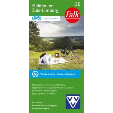 Limburg South and central (Netherlands) - Falk 1:50k Cycling