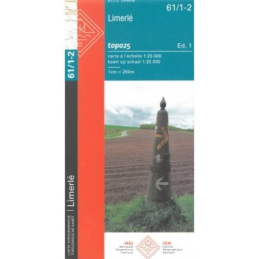 Limerle - Lengeler - Belgium IGN Topo map 61/1-2