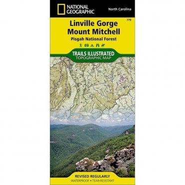 Linville Gorge, Mount Mitchell %5BPisgah National Forest%5D Trail Map - Nat Geo 779