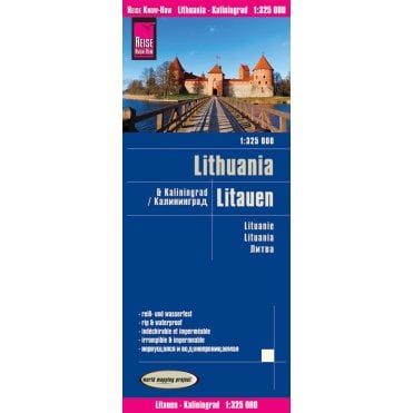 Lithuania, Kaliningrad Map - Reise Know-How